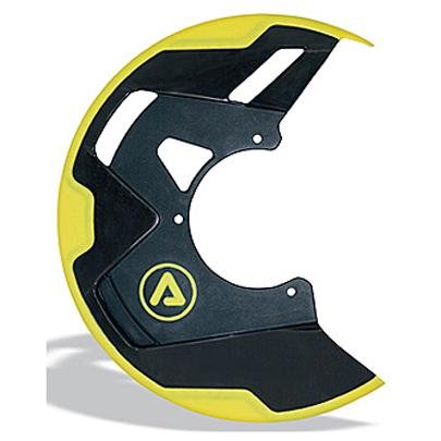 Acerbis X-Brake Cache Rotor Avant Noir – Protection Frein Moto Enduro/Motocross, Grande Ventilation, Polypropylène Durable
