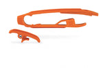 Acerbis Chain & Slider Kit - KTM SX/SXF 2011-2015, Husqvarna FC 2014-15, FE/ TE 2014-16 - Orange