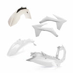 Acerbis Standard Plastics Kit For KTM EXC/ EXC-F 125-500 2012-2013 - White