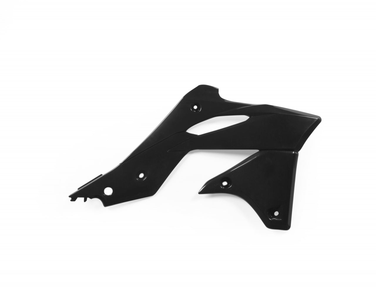 Polisport Kawasaki Radiator Scoops KXF 250 2006 - 2008, Black main image 1
