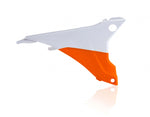 Acerbis Air Box Cover - Various KTM EXC & EXC-F 2014-16 - Orange/ White