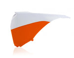 Acerbis Air Box Cover - Various KTM EXC & EXC-F 2014-16 - Orange/ White