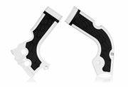 Acerbis X-Grip Frame Guards - Honda CRF250R 2014-17, CRF450R 2013-16 - White/ Black