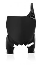 Acerbis Raptor Front Number Board - Yamaha YZ 125/250 2005-21, YZF 250/450 2010-17 - Black