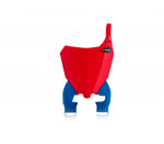 Acerbis Raptor Front Number Board - Honda CRF250R 2018-21, CRF450R 2017-20 - Red/ Blue