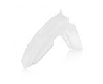 Acerbis Front Fender - Suzuki RMZ250 2019-2025, RMZ450 2018-2025 - White