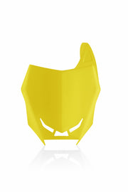 Acerbis Front Number Board - Suzuki RMZ250 2019-2025, RMZ450 2018-2025 - Yellow