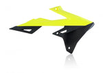 Acerbis Radiator Scoops - Suzuki RMZ250 2019-2025, RMZ450 2018-2025 - Fluro Yellow/ Black
