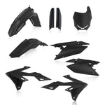 Acerbis Full Plastics Kit - Suzuki RMZ250 2019-2025, RMZ450 2018-2025 - Black