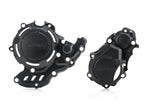 Acerbis X-Power Engine Covers Kit - KTM EXC-F 250/350 2017-23, Husqvarna FE 250/350 2017-23 - Black