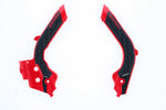 Acerbis X-Grip Frame Guards - Gas Gas EC 250/300 2021-23 - Red/Black