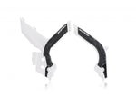 Acerbis X-Grip Frame Guards - KTM EXC/ EXC-F All Models 2020-23 - White/ Black