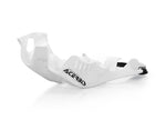 Acerbis Skid Plate - Husqvarna TE 250/300I 2020-23, Gas Gas EC 250/300 2021-23 - White/ Black