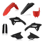 Acerbis Full Plastics Kit - Honda CRF250R 2022-2024, CRF450R 2021-2024 - Red/ Black
