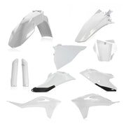 Acerbis Full Plastics Kit - Gas Gas EX 250/350/450F & EX300 & MX125 2021-23 - White/Black