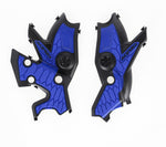 Acerbis X-Grip Frame Guards - Yamaha Tenere 700 2019-2025 - Black/ Blue
