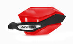 Acerbis Argon Adventure Hand Guards - Red/ Black