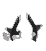 Acerbis X-Grip Frame Guards - Honda CRF300L 2021-2024 - Grey/Red