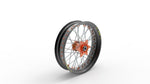 Kite Elite SM 17" Rear Wheel - KTM EXC-F450 2017-2023 - Black/Orange/Silver