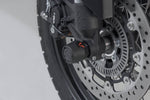 SW Motech Front Axle Slider Set - Moto Morini X-CAPE 650 2021-2023 - Black