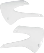 UFO Radiator Scoops - Kawasaki KX85 2001-13 - White