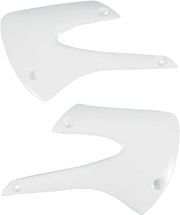 UFO Radiator Scoops - Kawasaki KX85 2001-13 - White