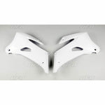 UFO Radiator Scoops - Yamaha WRF 250/450 2007-15 - White