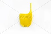UFO Front Number Board - Yamaha YZ 125/250 2015-18, YZF 250/450 2010-15 Yellow
