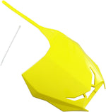 UFO Front Number Board - Suzuki RMZ450 2018 - Yellow