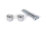 SW Motech 1 System 0mm Handlebar Riser - BMW F 800 GS 2008-2019 - Silver