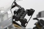SW Motech Crossbar GPS Mount - Royal Enfield Interceptor 650 2019-2021 - Black