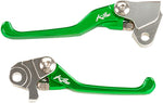 Kite Unbreakable Pivot Clutch And Brake Levers - Kawasaki KXF450 2013-2018 - Green