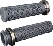 ODI Vans Grips - Harley Davidson FXST 1750 2020-2024 - Graphite/Grey
