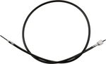 Drag Specialties Front-Wheel Drive Speedometer Cable For Harley Davidson FLHS 1340 1989-1993 - Black
