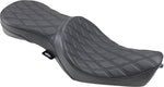 Drag Specialties 2 Up Double Bucket Vinyl Seat - Harley Davidson XL 883 N 2010-2017