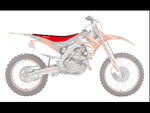 Blackbird Zebra Seat Cover - Honda CRF250R 2010-13, CRF450R 2009-12 - Red/Black