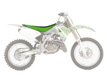 Blackbird Zebra Seat Cover - Kawasaki KX 125/250 2003-08 - Green/Black