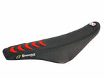 Blackbird Double Grip 3 Seat Cover - Husqvarna WR300 2009-13, TE250 2008-13 - Black/Red