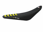 Blackbird Double Grip 3 Seat Cover - Husqvarna FC 250/350/450 & TC 125/250 2014-15 - Black/Yellow