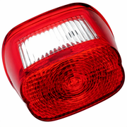 Drag Specialties Replacement Taillight Lens For Harley Davidson FLHR 1450 1999-2003 Rear - Clear Red