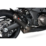Scorpion RP-1 GP Carbon Round Exhaust For Kawasaki Z1000 2014-2016 No Panniers