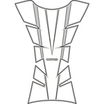 Oxford Sheer Arrow Vinyl Tank Pad