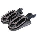 Apico Pro Bite Foot Pegs For Yamaha YZF250 2024-2025, YZF450 2023-2025, YZF450X 2024-2025, WRF450 2024-2025 Titanium