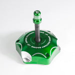 Apico Alloy Fuel Cap For Kawasaki KX65 2000-2026, KX85-100 2001-2012, KX125 1999-2008, KXF250 2004-2005 Green