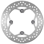SBS Standard Round Rear Brake Disc For Ducati 848 2008-2010 - Silver