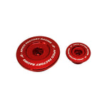 Apico Engine Plugs For Honda CRF250R 2018-2023, CRF250RX 2019-2023 Red