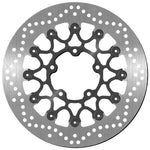 SBS Stainless Steel Front Brake Disc For Triumph Tiger 800 2011-2014 - Black/Silver
