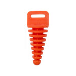 Apico 2 Stroke Exhaust Plug With Lanyard Orange