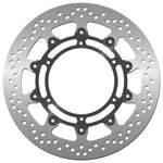 SBS Stainless Steel Front Brake Disc For KTM Adventure 1050 2015-2016 - Black/Silver