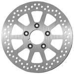 SBS Standard Round Rear Brake Disc For Harley Davidson XL 1200 C 2000-2016 - Silver